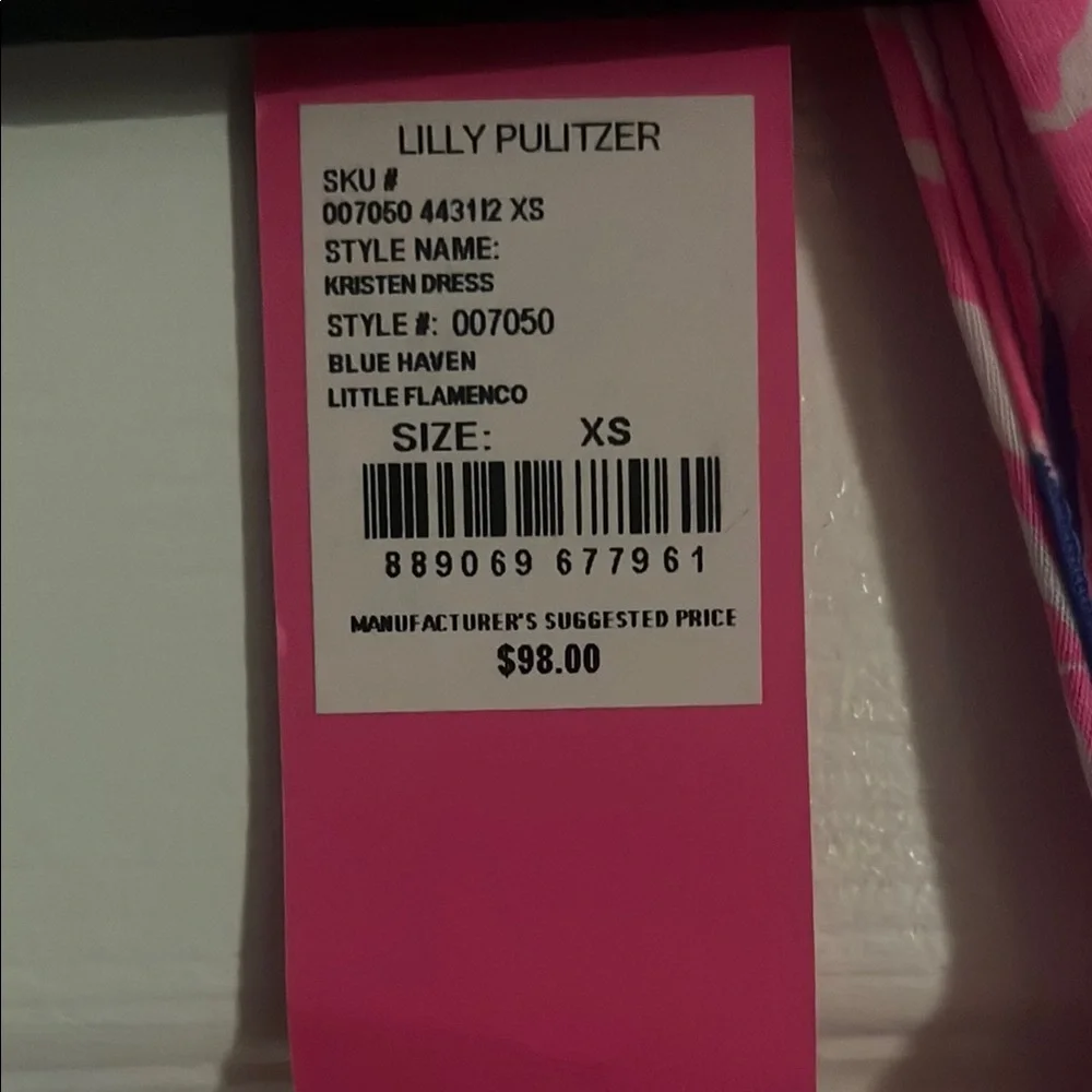 Lilly Pulitzer Pink and Blue Pineapple Mini Dress - Picture 2 of 8